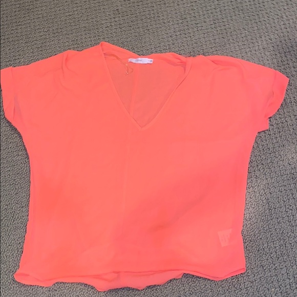 Bright orange-peach top - Picture 1 of 2